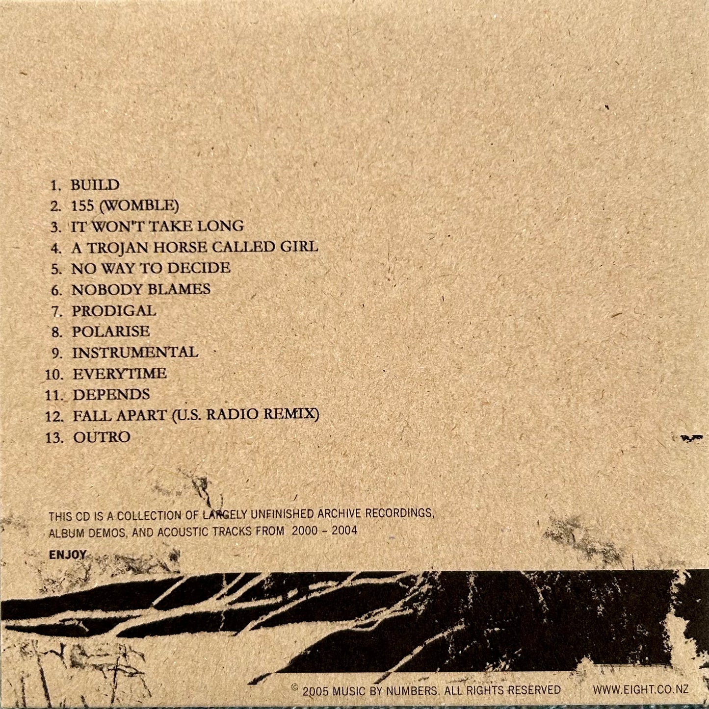 Unfinished CD - Eight